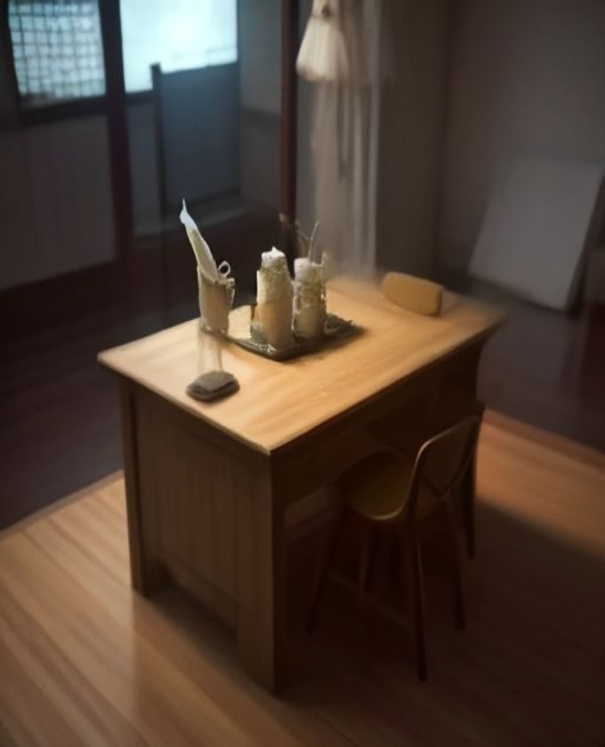 编辑工作室内景，整洁的书桌上摆放着笔记本电脑、手写笔记和几本翻开的参考书，窗外透进柔和的自然光，体现积木朋友们内容导航站编辑团队认真整理继母的朋友们相关内容资料的日常工作状态